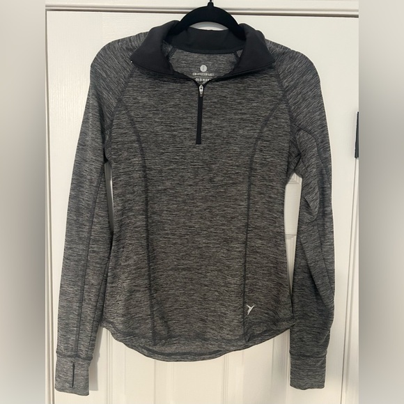 Old Navy Tops - Old Navy | Gray Athletic Quarter-Zip
